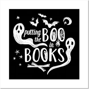 Putting the Boo in Books Posters and Art